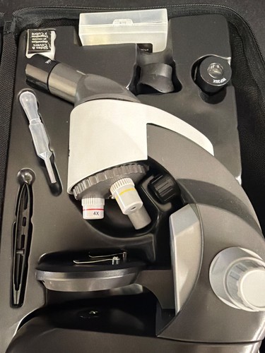 Edu Science Microscope Set with Accessories and Carrying Case Z#9008 - Afbeelding 4 van 6