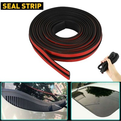 10ft/10FT T Rubber Seal Weather Trim Strip For Car Front Rear Windshield Sunroof