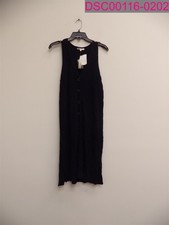 Maxwell Sweater Dress Women's Size Medium Black Sleeveless AB338