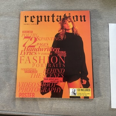Taylor Swift Reputation Magazines, Books, Volume 1 Has Poster No CD