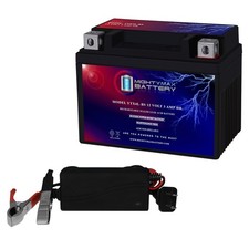 Mighty Max YTX4L-BS Replacement Battery for TKM 400 MXC 2002  12V 1Amp Charger