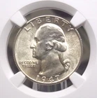 1947 "D" Washington SILVER Quarter 25c NGC MS66 #008 Gem BU Unc ECC&C, Inc.