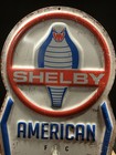 17.5 " Metal Vintage Style Ford Shelby American Thermometer Sign — photo 5