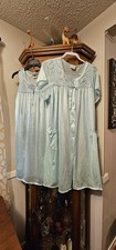 Secret Treasures Night Dress Sleepwear 2 Set Size M Silky Nylon Comfortable