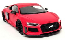 GT Spirit 1/18 Scale 2017 Audi R8 ABT V10 (4S) Matt Red Supercar Resin Model Car