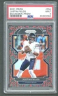2021 Panini Prizm Justin Fields Snakeskin Case Hit SSP #334 Rookie RC PSA 9 Mint