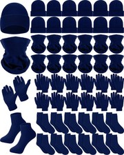 48 Pcs Homeless Care Package Supplies Bulk Winter Wholesale Beanie Fleece Nec...