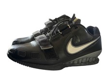 Nike Romaleos 2 Mens Size 10 Powerlifting Shoes Black White Grey 476927-0100XC