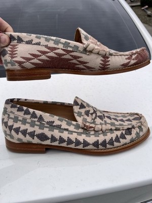 GH Bass Weejuns Men’s Larson Flannel Aztec Loafers Size 9 Mens Larson Lug Weejuns® Penny Loafer Melon | G.H. Bass main image 4