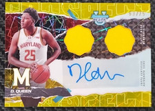 2025 Bowmans Best U Derik Queen Refractor /75 Jersey Patch AUTO Rookie PELICANS