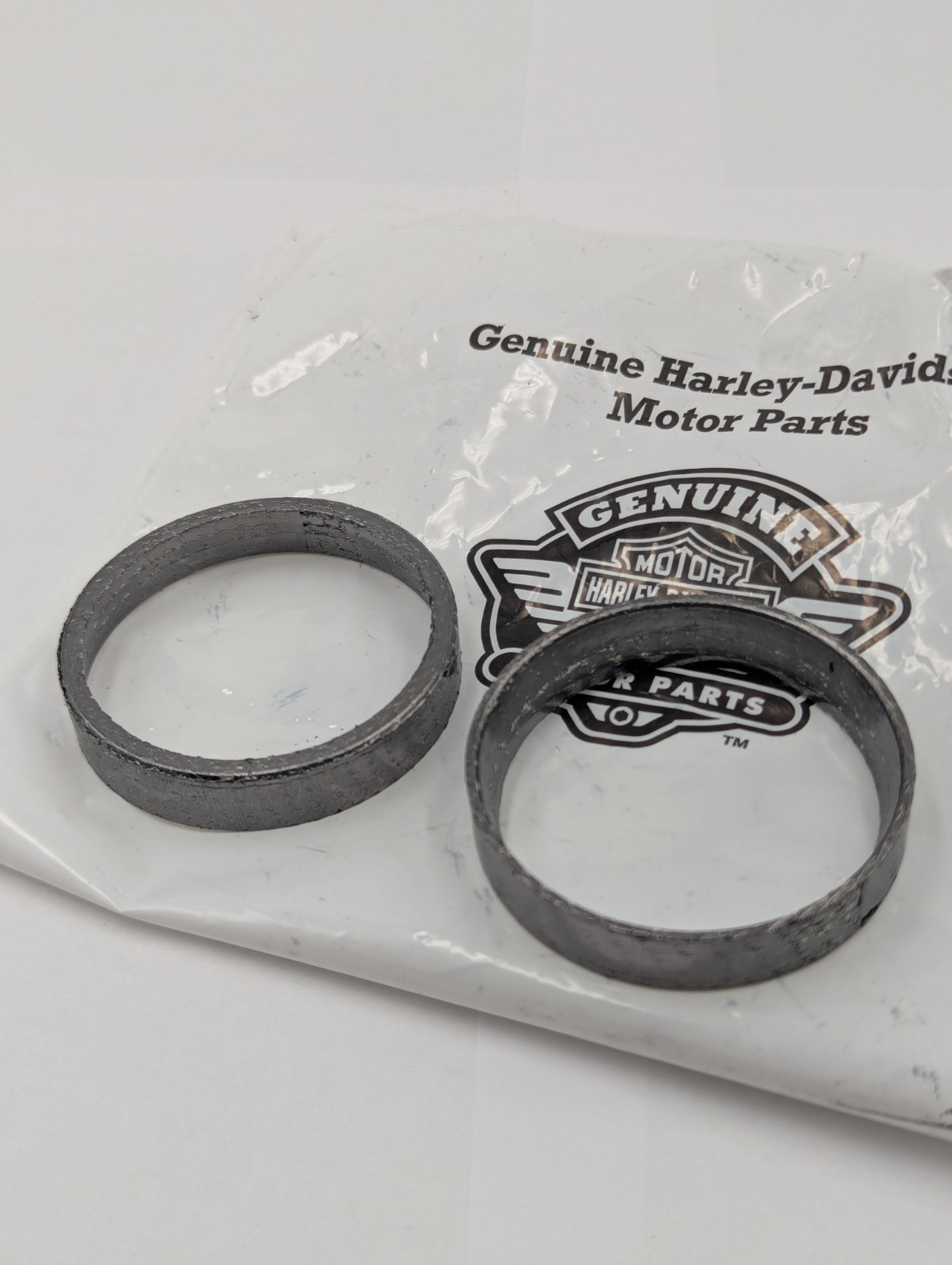 Harley Davidson Exhaust Gasket Seal 65324-83B New Genuine OEM, Set of 2 Seals