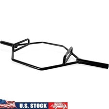 Heavy Duty Hex Trap Bar 750 lb Capacity Steel Strength Training Equipment New