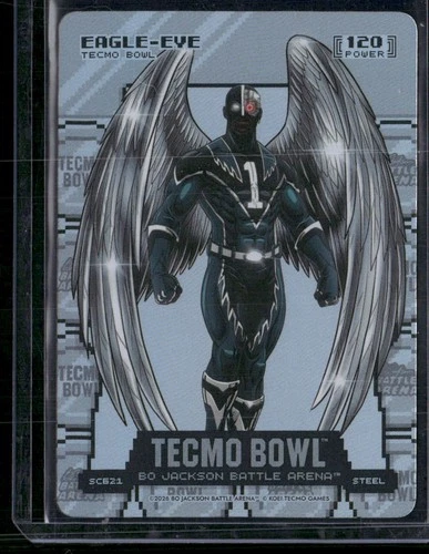 2026 Bo Jackson Battle Arena Tecmo Bowl Edition SC621 Eagle-Eye Silver Coin Flip