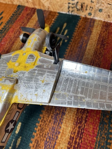 Testors P51 Mustang Gas Powered Model Tether Plane 1970 Fly’em - Picture 13 of 18