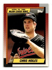 Chris Hoiles 1990 Topps Major League Debut 1989 #60 Baltimore Orioles NM-MINT