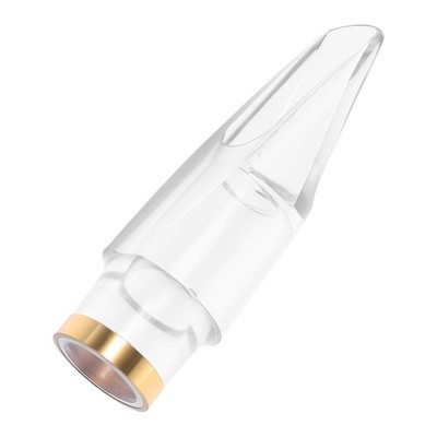 1pc Kunststoff Alto Saxophon Kopf Saxophon Mundstück für Anfänger (Weiß)