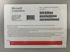 Windows 11 Pro 64-bit DVD Factory Sealed Lifetime License Key
