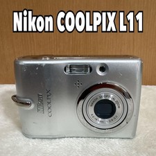 Nikon COOLPIX L11 Silver Compact Digital Camera 6MP Easy to Use Retro Style