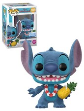 Funko POP! Disney Lilo & Stitch #1567 Luau Stitch (Flocked) - New Mint Condition