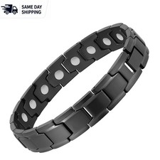 Luxury Magnetic Bracelet with 18 Neodymium Magnets - Hypoallergenic  Durable