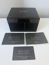 BULOVA accu Swiss  EMPTY BOX 5.7*4.3*3.6 inch