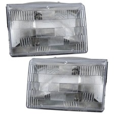 Front Headlight Left Driver Right Passenger Side For 93-98 Jeep Grand Cherokee