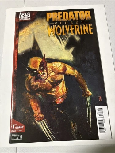 Predator vs. Wolverine #1 (2023) Alex Maleev - 1:25 Variant Cover