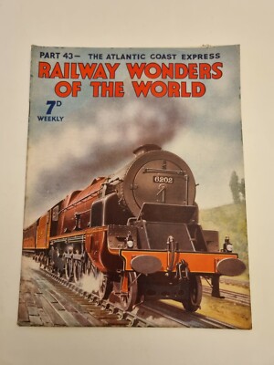 Railway Wonders Of The World Part 43 The Atlantic Coast Express - 22nd Nov 1935