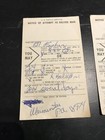 (Lot of 2) Vintage Antique Notice Of Attempt To Deliver Mail Used US Postal 1971 — photo 6