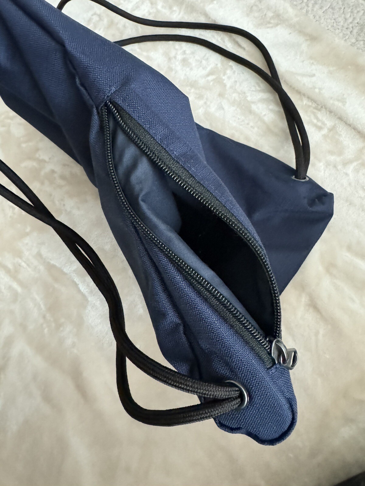 Nike Navy Canvas Drawstring Backpack - image 4