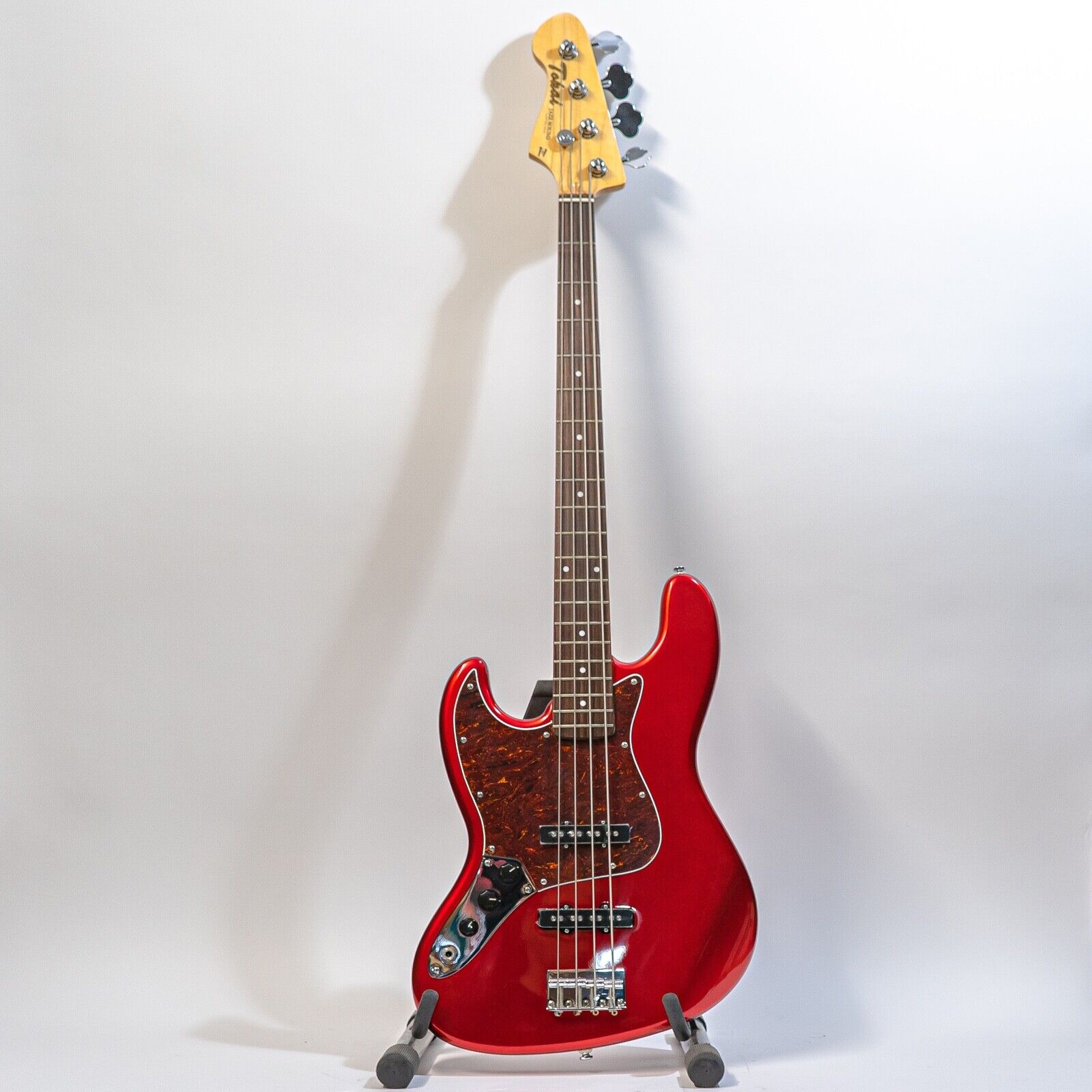 2012 Tokai Jazz Sound Electric J Bass - Candy Apple Red - Lefty