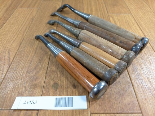 Japanese vintage chisel tataki Nomi Japan Old Vintage 9.13.14.15.15.24mm JJ452 - Picture 14 of 16