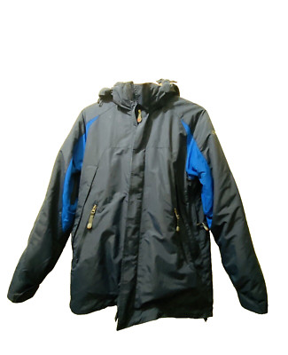 American Eagle Coat Mens XSmall  Blue Hooded Lined Thermolite Plus Jacket