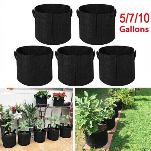 5 Gallons Planter Pousser Le Sac épaissi Non Tissé Aération Tissu Pot