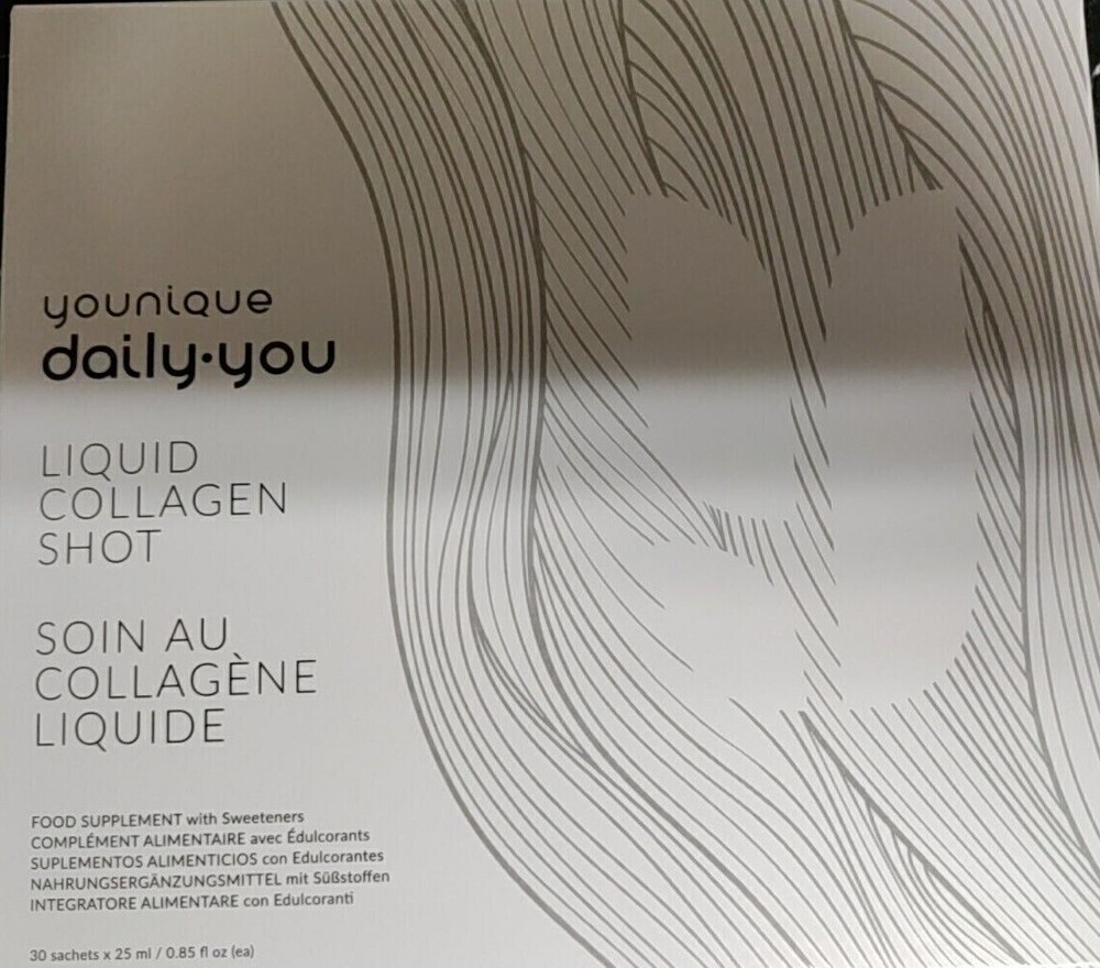 YOUNIQUE DAILY·YOU Liquid Collagen Shot – 30 count  (New Flavor!) BNIB!