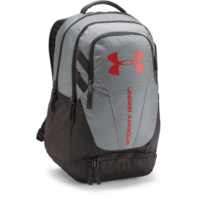 Under Armour UA Hustle 3.0 Backpack OSFA Charcoal Grey/Red 1294720101
