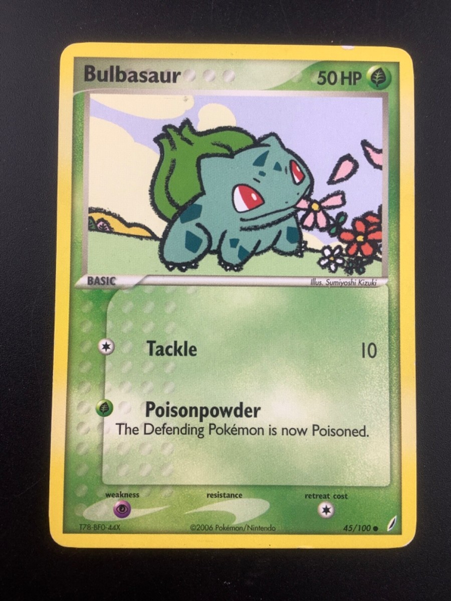 旧裏ポケモンカード まとめ売り くさタイプ キラ PROMO Bulbasaur 2006 Pokémon TCG Bulbasaur EX Crystal Guardians 45/100 Regular