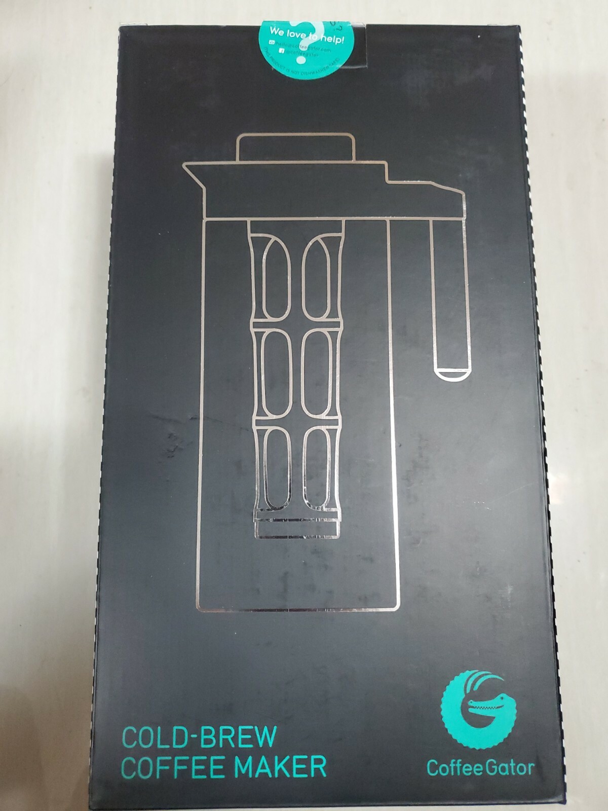 1200 Ml Ice Coffee Or Iced Tea Makers Glass Carafe