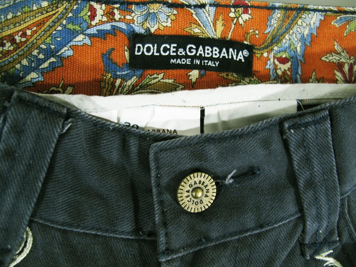HOT ITALY UNISEX D&G DOLCE GABBANA @ 16 CLASSIC STRAIGHT Jeans