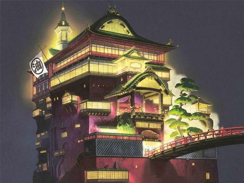 Spirited Away Original Real Movie Poster Printed in Japan B2 Studio Ghibli - Picture 10 of 12