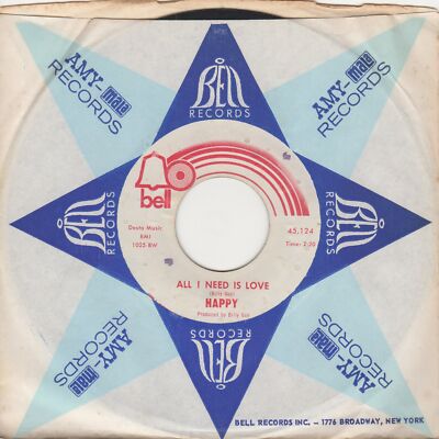 Happy All I Need Is Love Bell Demo  Soul Northern Motown