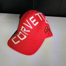 Mid America Corvette Big Letters Embroidered Adjustable Strapback Hat
