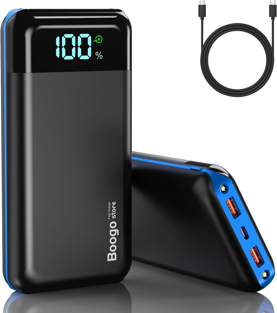 Ultra-High Capacity 52800mAh PD 30W QC 4.0 Fast Charging Portable Power Bank