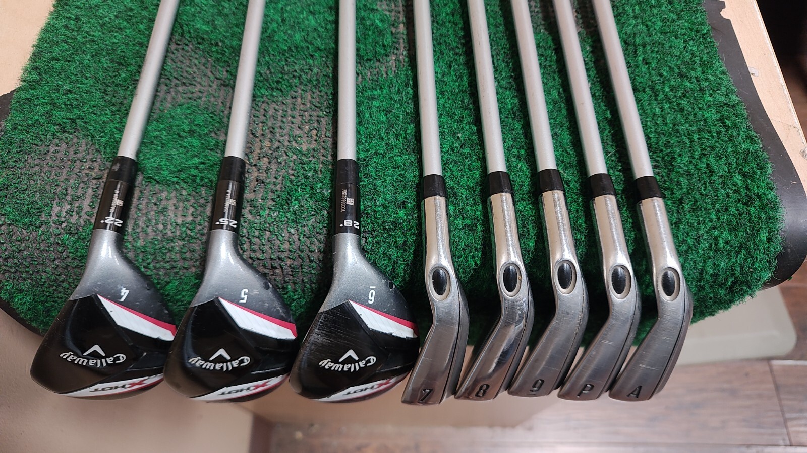 Callaway XHot Ladies Golf Iron Set 4H,5H,6H,7PW,AW Graphite W Flex eBay