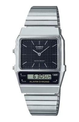 Orologio AZZUTORK Bulova Lunar Pilot 96B258, Uomo, Quarzo, Cassa 45mm In Acciaio Argento, Quadrante Nero, Vetro Zaffiro, Cinturino In Acciaio, Impermeabile 50m