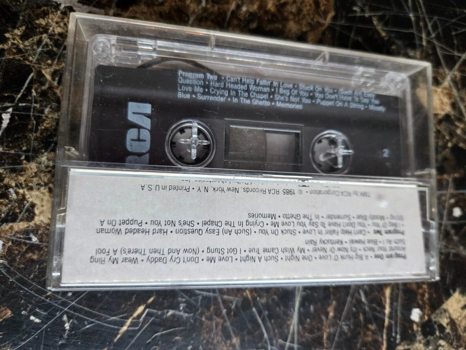 Elvis Presley 50 Years 50 Hits original 1985 USA cassette Vol 2 - Image 2 of 3