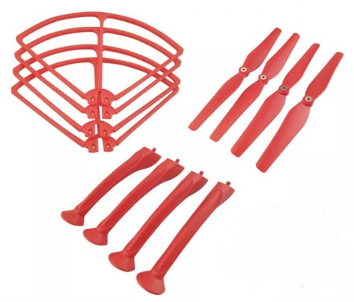 Syma X8C X8W X8G X8HG X8HC X8HW X8 4 hélices. tren aterrizaje 4 patas 4 protecto - Imagen 7 de 35
