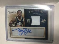 2013-14 Panini Timeless Treasures Trey Burke RC On Card AUTO Jersey Autograph