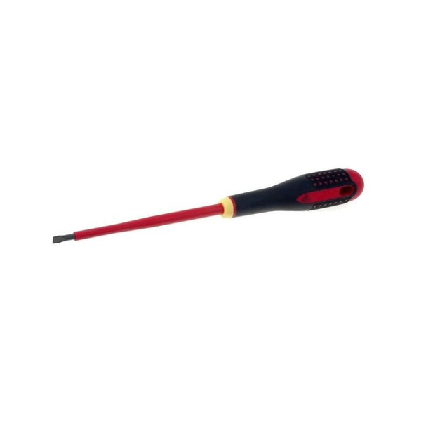 BE-8050S Schraubendreher Isoliert Flach 5,5X1,0Mm L.Klin: 125Mm Bahco-image