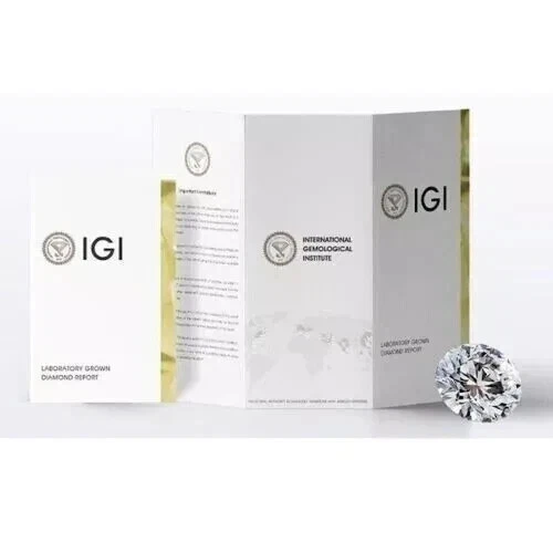 2.00 ct Round Cut IGI Lab Grown Anniversary Wedding Ring 950 Platinum 8 7 6 5 - Image 4 of 4